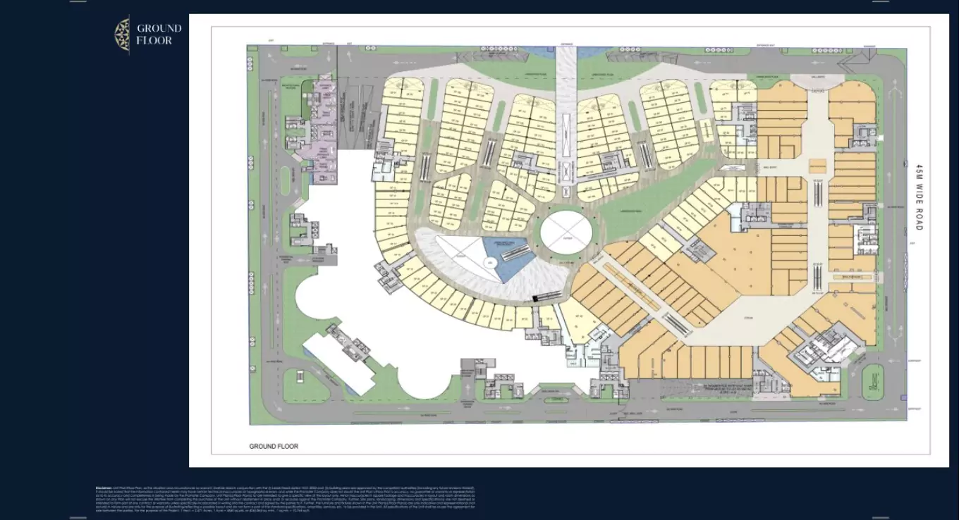 M3M The Cullinan Avenue master plan