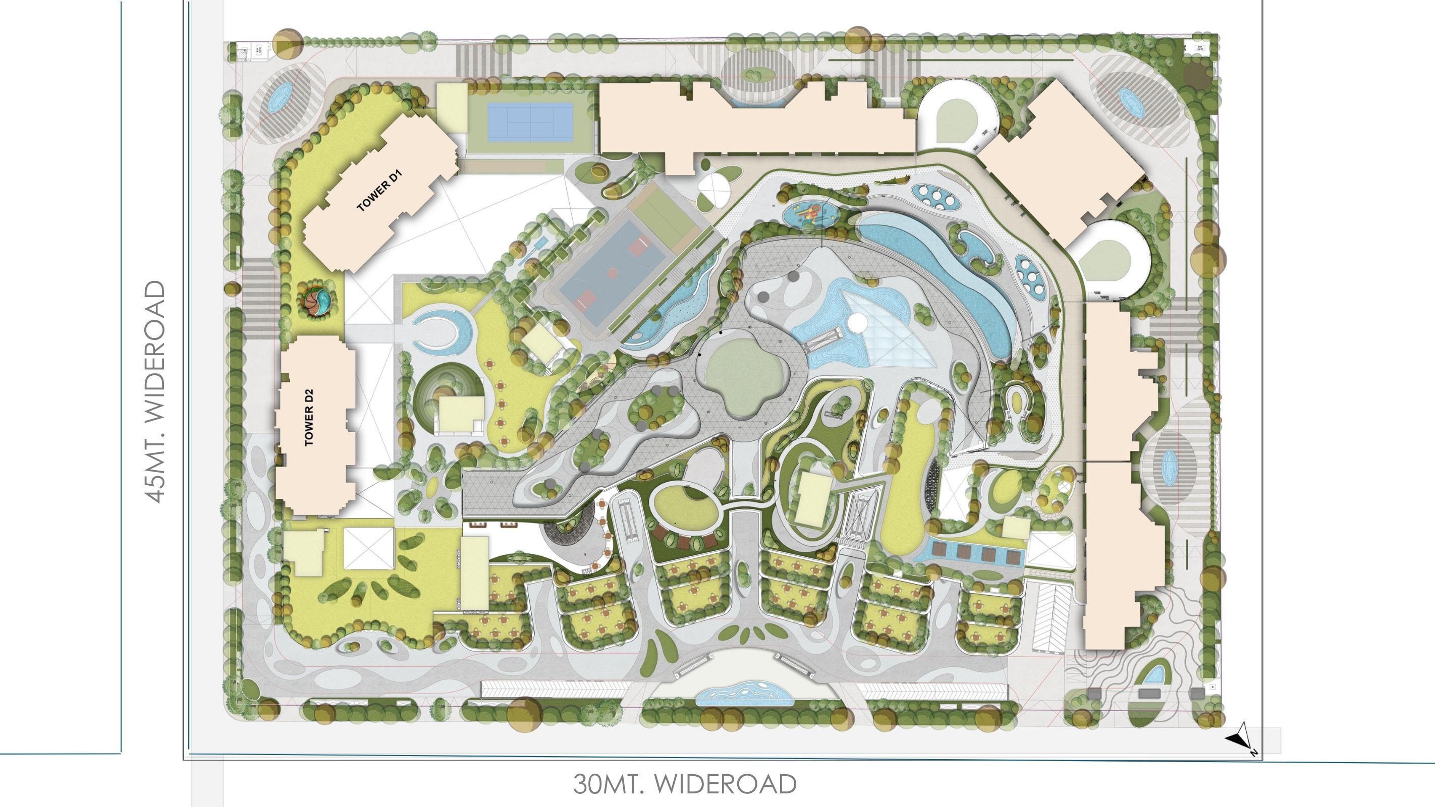 Trump Tower Noida master plan
