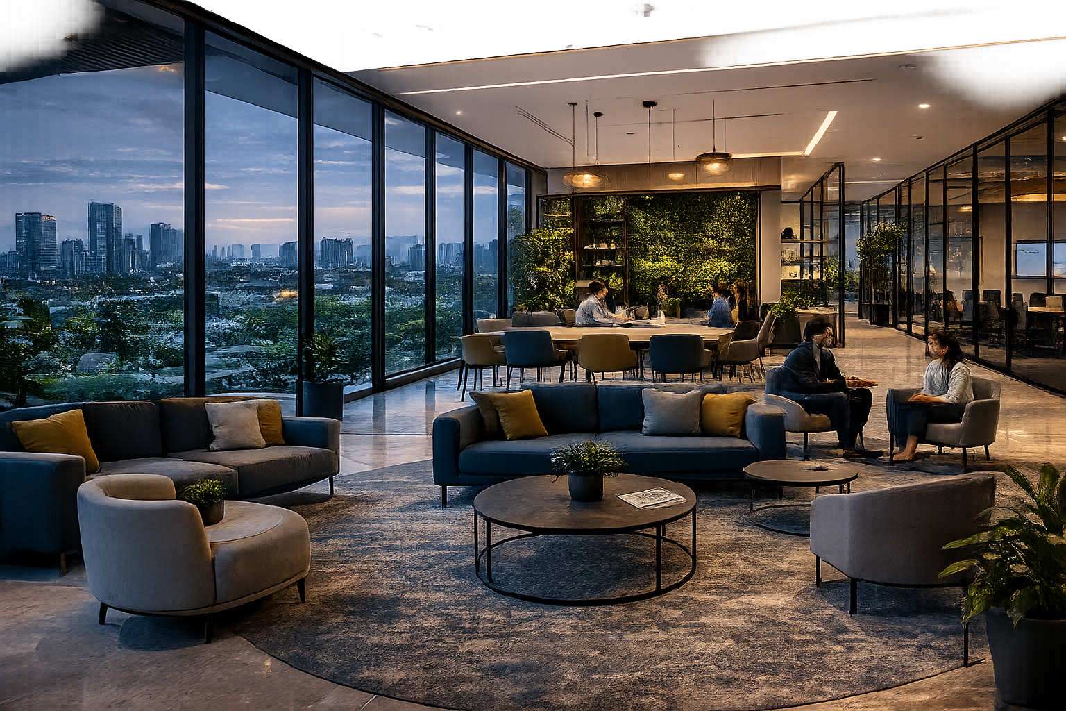 M3M IFC Office Interiors & Lobby