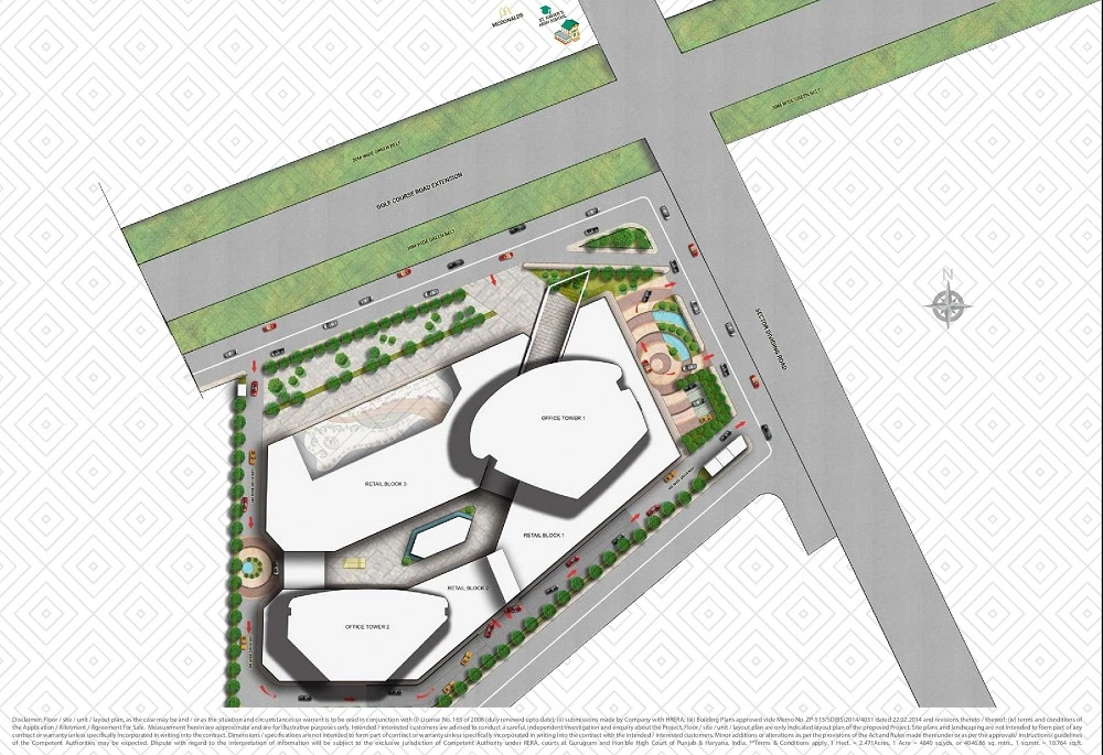 M3M IFC Sector 66 Site Plan