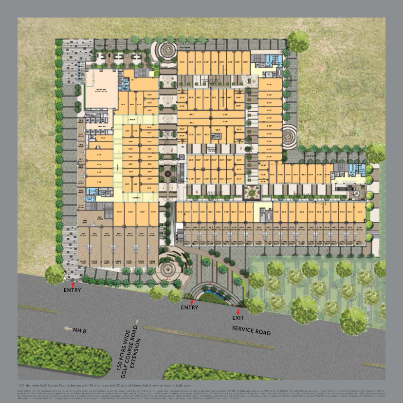 m3m lofts 74 sector 74 Site Plan