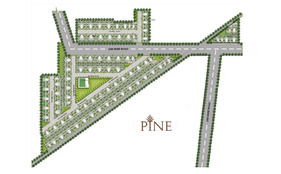 M3M Pine Sector 79 Site Plan