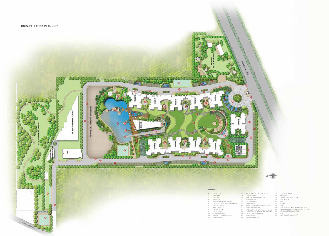 M3M The Marina Sector 68 Site Plan