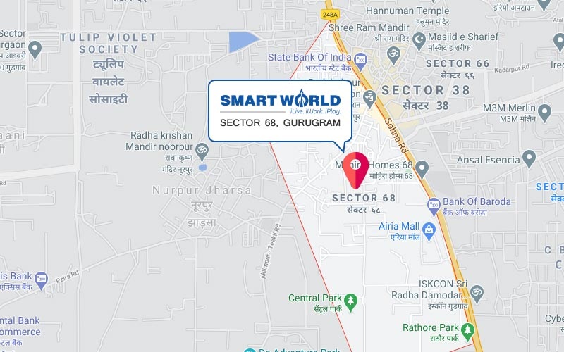 Smart World Floors Sector 68 location map
