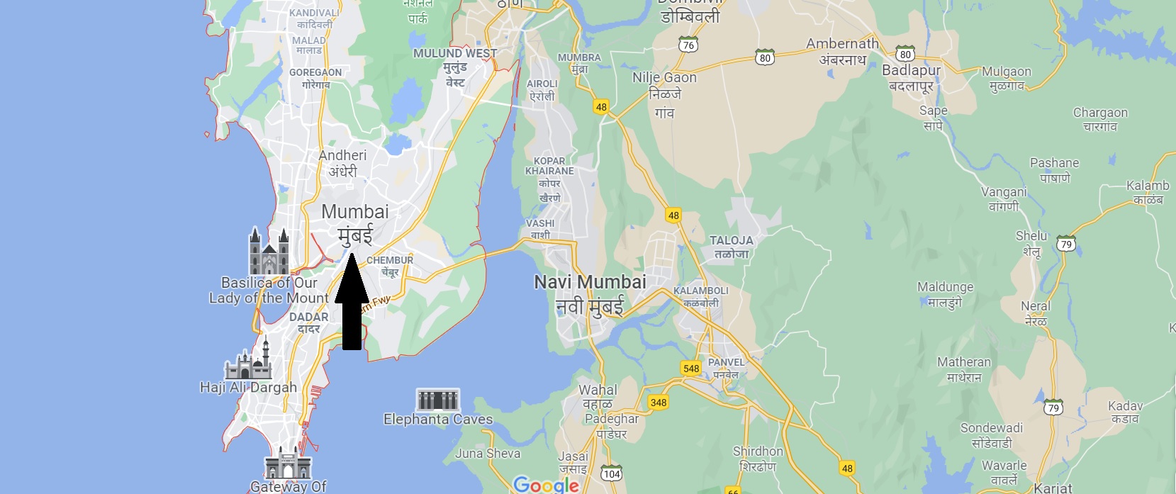 Smart World Mumbai location map